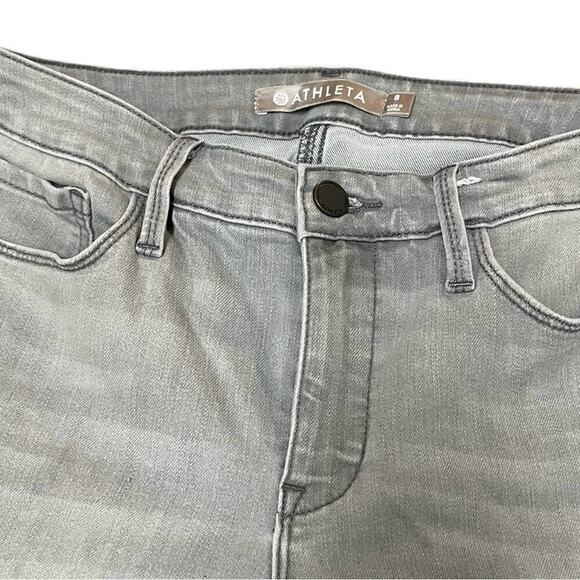 ATHLETA Sculptek Skinny Crop Jean Granite Wash - Picture 7 of 9